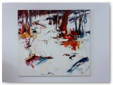 WALD IM SCHNEE 110x120cm